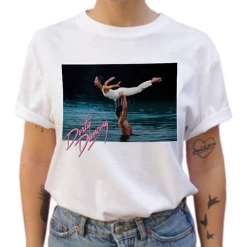 Women's T-shirts 2020 Dirty Dancing Print Top Female T-shirt Harajuku Summer Clothing Streetwear O-neck Ladies Tops Tee Shirts
Women's T-shirts 2020 Dirty Dancing Print Top Female T-shirt Harajuku Summer Clothing Streetwear O-neck Ladies Tops Tee Shirts