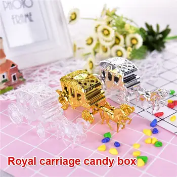 Royal Carriage Shape Ornament Gift Boxes Creative Portable Sweet Sugar Boxes Candy Boxes Birthday Christmas Party Decor
Royal Carriage Shape Ornament Gift Boxes Creative Portable Sweet Sugar Boxes Candy Boxes Birthday Christmas Party Decor