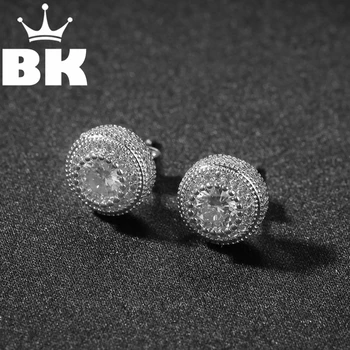 Hip Hop Round Button CZ Stud Earrings for Women Deluxe Boucles d'oreilles Party Jewels brinco feminino zirconia luxo
Hip Hop Round Button CZ Stud Earrings for Women Deluxe Boucles d'oreilles Party Jewels brinco feminino zirconia luxo