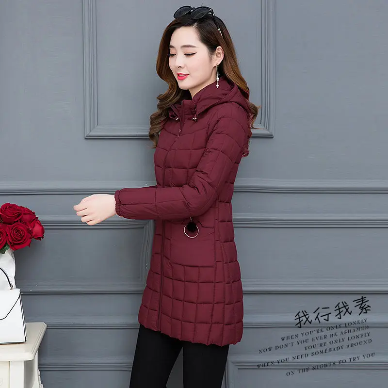 Cotton-padded Clothes Women's 2018 New Style Korean-style Mid-length Linear Small Check Casual Cotton-padded Jacket Lightweight
Cotton-padded Clothes Women's 2018 New Style Korean-style Mid-length Linear Small Check Casual Cotton-padded Jacket Lightweight