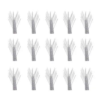 16PCS Bird Spikes Creative Stainless Steel Pigeon Prevention Anti-bird Spikes Bird Spikes for Roof Window Fence 
16PCS Bird Spikes Creative Stainless Steel Pigeon Prevention Anti-bird Spikes Bird Spikes for Roof Window Fence