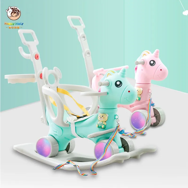 Shining Baby Rocking Horse 5 in 1 Unicorn Stroller Ride On Toys Turntable Flash Wheel Thicken Multifunction Kids Playground Toys
Shining Baby Rocking Horse 5 in 1 Unicorn Stroller Ride On Toys Turntable Flash Wheel Thicken Multifunction Kids Playground Toys