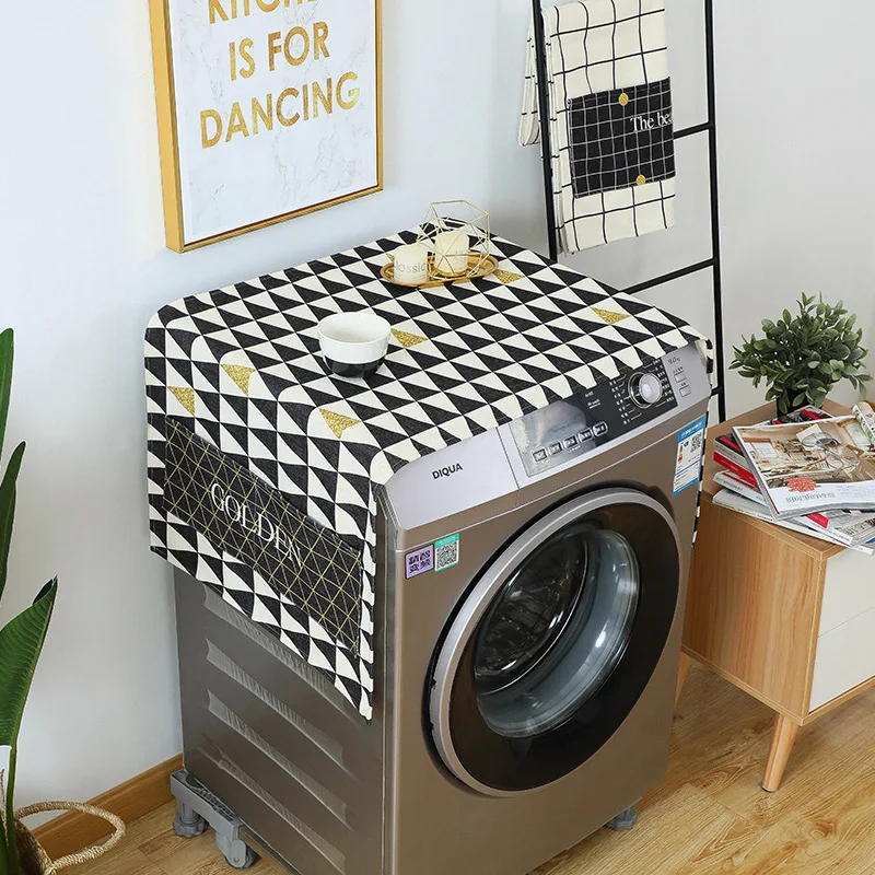 Geometric Refrigerator Cloth Single Door Refrigerator Dust Cover Pastoral Double Open Towel Washing Machine Cover Towel 1pcs
Geometric Refrigerator Cloth Single Door Refrigerator Dust Cover Pastoral Double Open Towel Washing Machine Cover Towel 1pcs