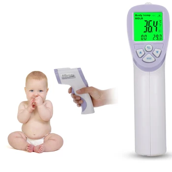 Digital Forehead Infrared Thermometer Handheld Temperature Gun Gauge Non Contact Temperature Measurement Device
Digital Forehead Infrared Thermometer Handheld Temperature Gun Gauge Non Contact Temperature Measurement Device