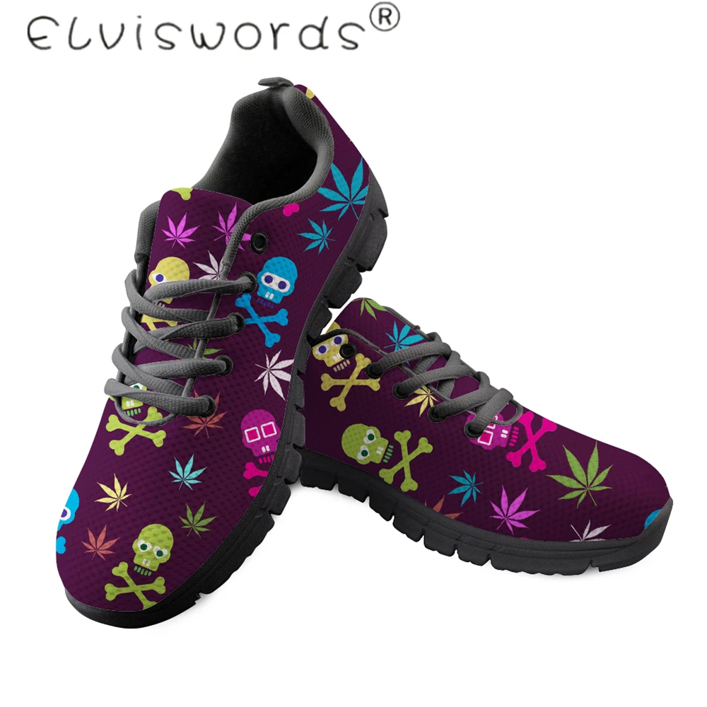 ELVISWORDS New Male Shoes Cool skull Pattern Print on demand Black Casual Sneakers Spring autumn Size 37-45 Trendy running shoes
ELVISWORDS New Male Shoes Cool skull Pattern Print on demand Black Casual Sneakers Spring autumn Size 37-45 Trendy running shoes
