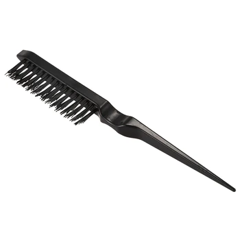 Pro Salon Hairdressing Teasing Back Hair Combing Brush Slim Line Styling Comb Black
Pro Salon Hairdressing Teasing Back Hair Combing Brush Slim Line Styling Comb Black