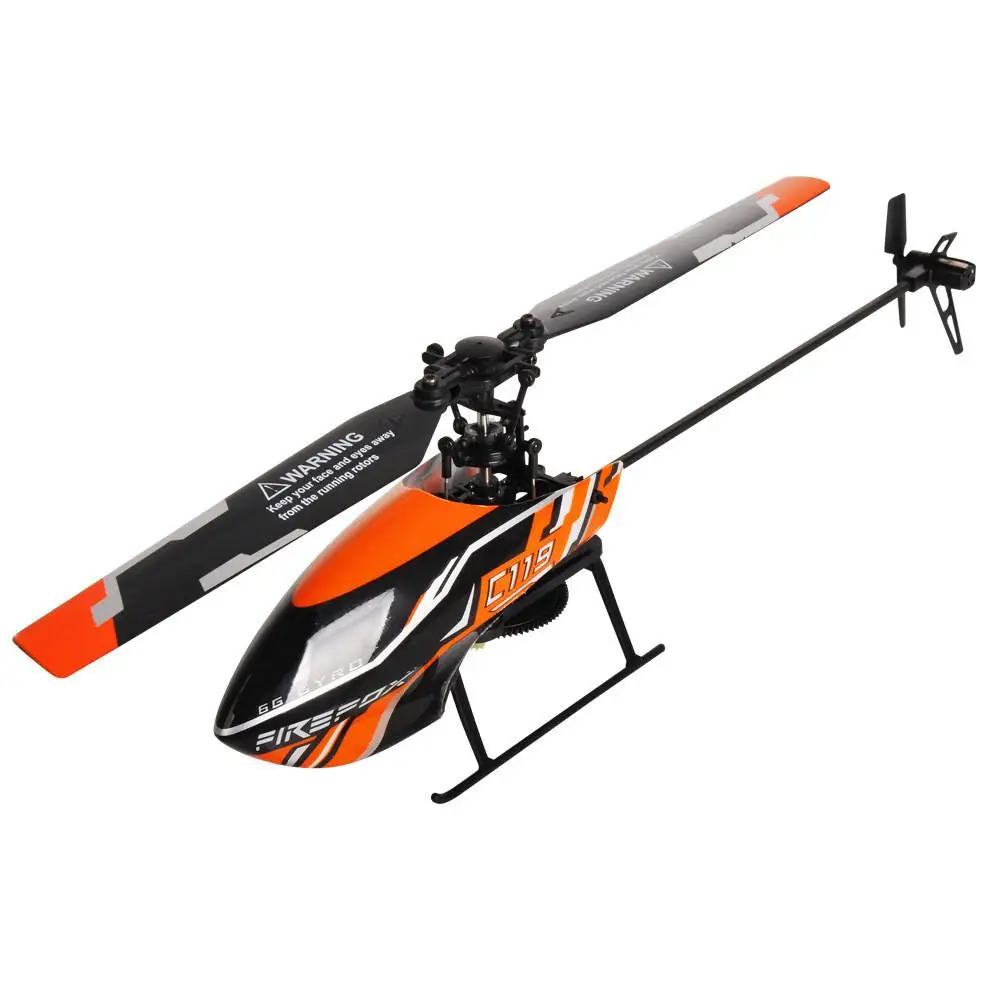 

C119 4CH 6 Axis Gyro Flybarless RC Helicopter with Liquid Crystal Remote Controller RTF 2.4GHz VS WLtoys V911S Upgrade Edition