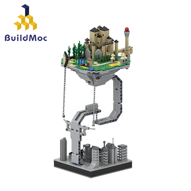 BuildMOC Castle in the Sky Castle Spaceship Sculptures Suspended Gravity Building Blocks Dynamic Physics Balance Bricks Toys Kid
BuildMOC Castle in the Sky Castle Spaceship Sculptures Suspended Gravity Building Blocks Dynamic Physics Balance Bricks Toys Kid