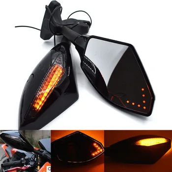 Universal Motorcycle integrated LED Turn Signals Rearview Mirror for Honda CBR600 F1/F2/F3/F4/F4i CBR600RR 87-10 CBF1000 10-11 
Universal Motorcycle integrated LED Turn Signals Rearview Mirror for Honda CBR600 F1/F2/F3/F4/F4i CBR600RR 87-10 CBF1000 10-11