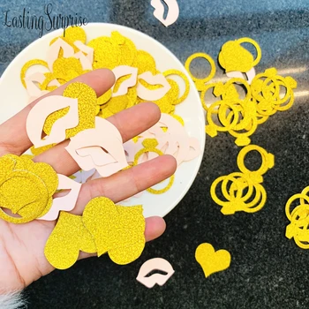 100/200pcs 3cm Glitter Paper Confetti Romantic Pink Gold Lips Heart Ring Confetti Wedding Birthday Party Decoration Supplies
100/200pcs 3cm Glitter Paper Confetti Romantic Pink Gold Lips Heart Ring Confetti Wedding Birthday Party Decoration Supplies