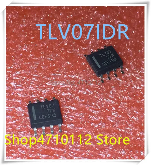 NEW 10PCS/LOT TLV07IDR TLV07 SOP-8 IC
NEW 10PCS/LOT TLV07IDR TLV07 SOP-8 IC