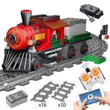 City Electric Train RC Track Railway Vehicle Bricks APP Programming Remote Control Building Block New Year Gifts Toys Children
City Electric Train RC Track Railway Vehicle Bricks APP Programming Remote Control Building Block New Year Gifts Toys Children
