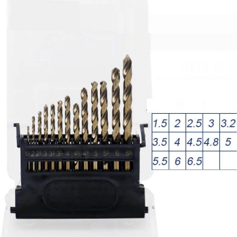 DrillM42 HSS Contain 8% Metal Cobalt For Copper Iron Aluminum woodworking Stainless Steel Drilling Core Twist Drill Bit Set
DrillM42 HSS Contain 8% Metal Cobalt For Copper Iron Aluminum woodworking Stainless Steel Drilling Core Twist Drill Bit Set