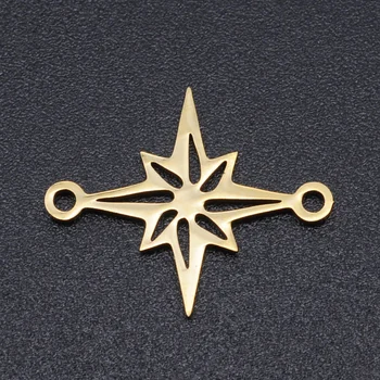 5pcs/lot 100% Stainless Steel David Star Connector Charms Wholesale Bracelets Pendants Accept OEM Order Never Tarnish
5pcs/lot 100% Stainless Steel David Star Connector Charms Wholesale Bracelets Pendants Accept OEM Order Never Tarnish