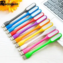 Portable 5V 1,2 W LED USB Lámpara Mini USB Luz de mesa de noche Lámpara de lectura protege las luces de los ojos para Xiaomi Power bank Comupter Notebook(China)