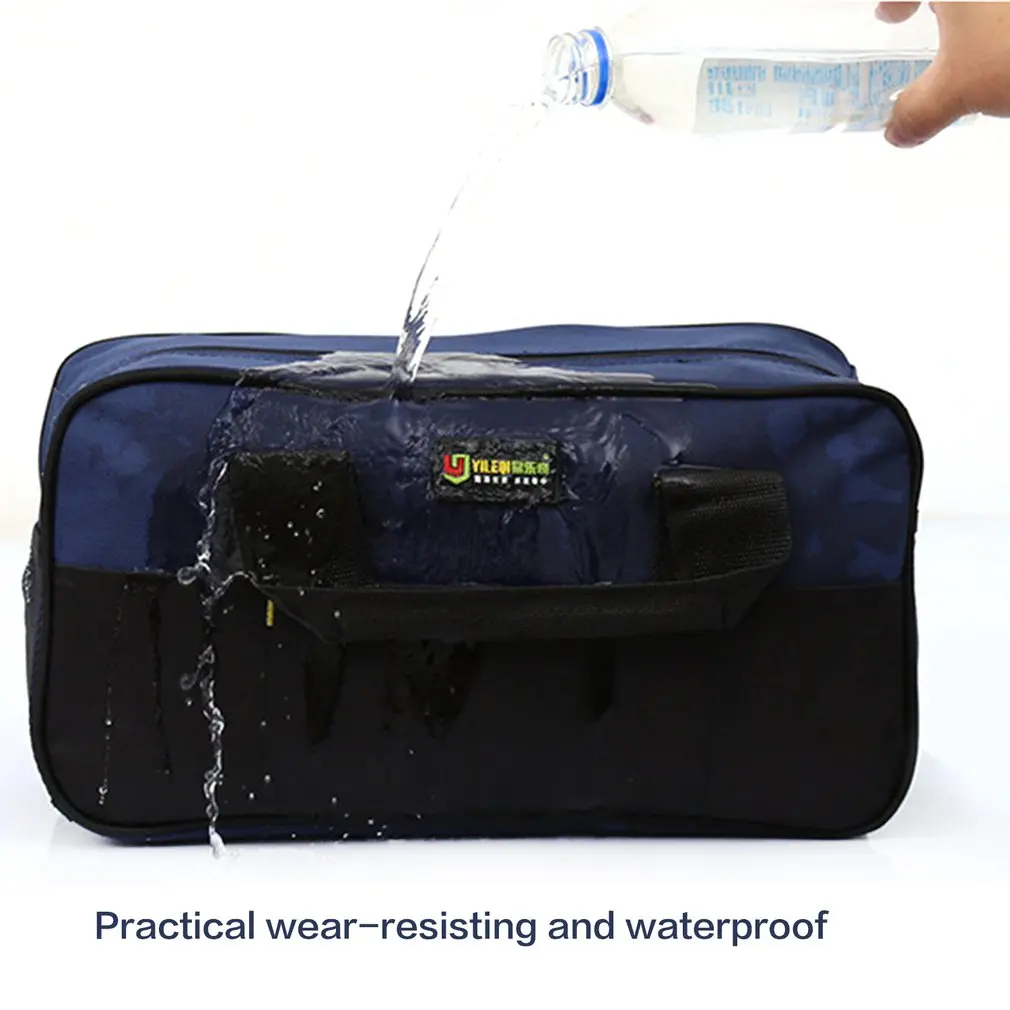 para tornillos peque/ños piezas de metal CuiGuoPing Oxford brocas Bolsa de herramientas con cremallera resistente al agua clavos