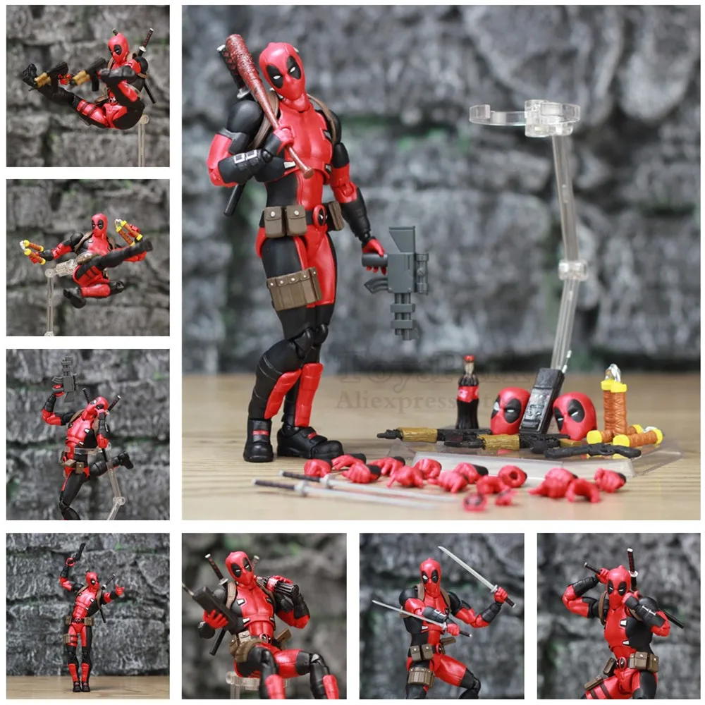 Marvel Deadpool 6" Action Figure KO's Mafex 082 X Men Force Dead Pool Legends Wade Winston Wilson Avenger Movie Comic Toys Doll
Marvel Deadpool 6" Action Figure KO's Mafex 082 X Men Force Dead Pool Legends Wade Winston Wilson Avenger Movie Comic Toys Doll