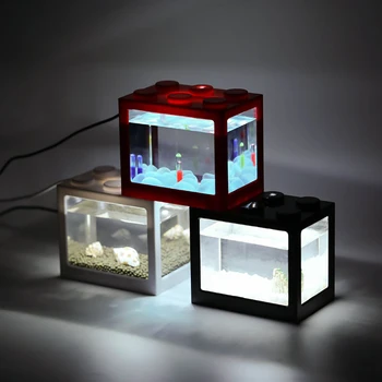 Mini Aquarium Fish Tank Creative Multicolor Stackable Building Blocks Ecological Small Reptile Pet Box Table Home Decoration
Mini Aquarium Fish Tank Creative Multicolor Stackable Building Blocks Ecological Small Reptile Pet Box Table Home Decoration
