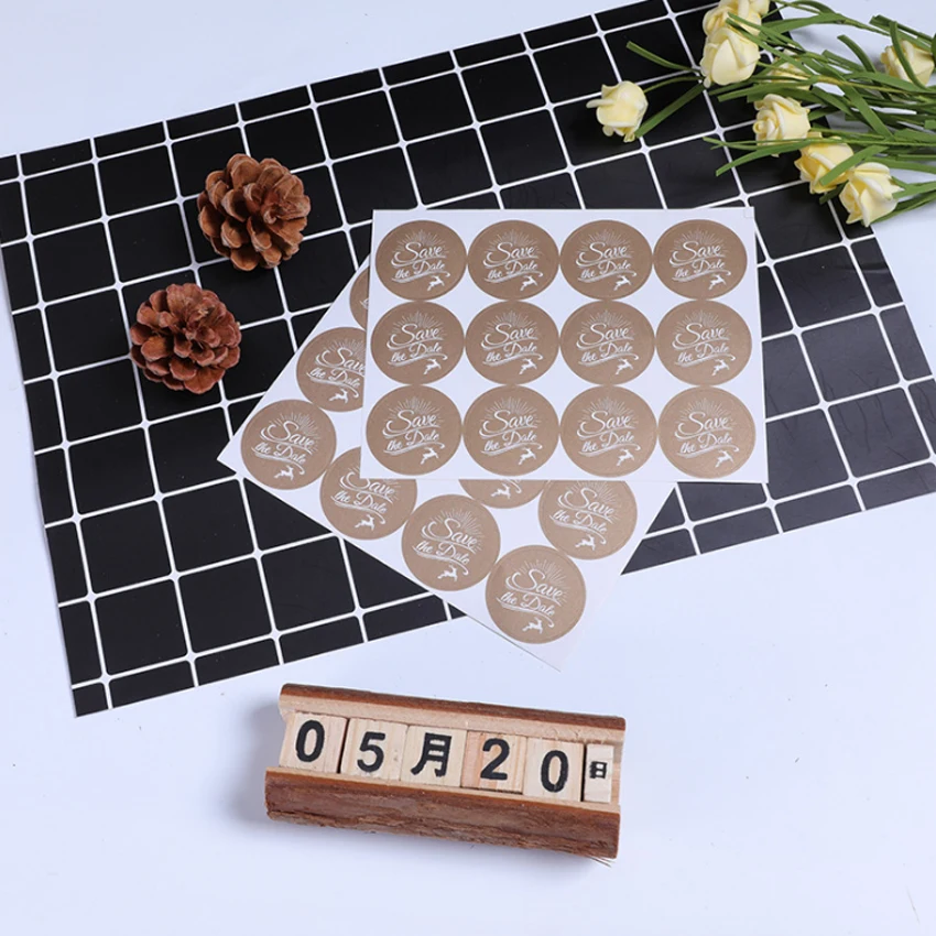 120pcs/lot Round Save The Date design Adhesive Sticker Labels Seals 3.5cm Gift stickers for Wedding seals
120pcs/lot Round Save The Date design Adhesive Sticker Labels Seals 3.5cm Gift stickers for Wedding seals