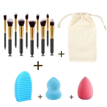 Makeup Brushes Set 10pcs/lot EyeShadow Blending Eyeliner Eyelash Eyebrow Brushes For Make up Scrubbing eggs Foundation Sponge
Makeup Brushes Set 10pcs/lot EyeShadow Blending Eyeliner Eyelash Eyebrow Brushes For Make up Scrubbing eggs Foundation Sponge
