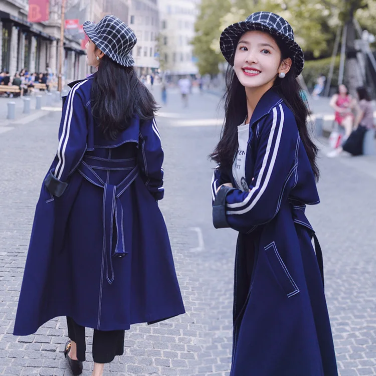 Trench Coat Women's Mid-length Korean-style Spring And Autumn 2018 New Style Loose-Fit CHIC over-the-Knee Students Coat Autumn C
Trench Coat Women's Mid-length Korean-style Spring And Autumn 2018 New Style Loose-Fit CHIC over-the-Knee Students Coat Autumn C
