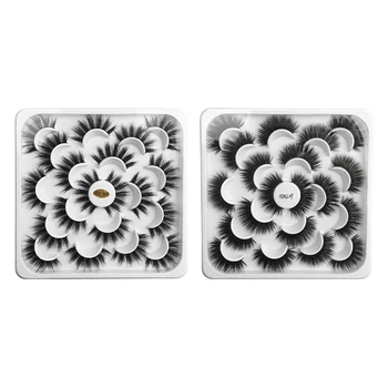 10 Pairs/Set Lotus Tray 5D False Eyelashes Natural Thick Eyelashes Women Eye Makeup Set Hot
10 Pairs/Set Lotus Tray 5D False Eyelashes Natural Thick Eyelashes Women Eye Makeup Set Hot
