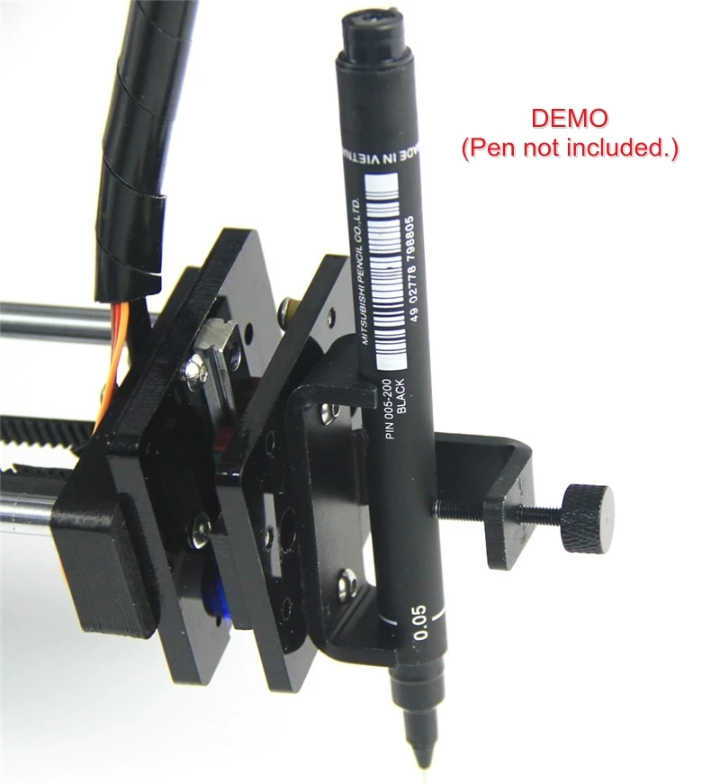 for drawing robot machine lettering XY-plotter DIY metal pencil pen ball-point pen kit with clip clamp wires square rail inside
for drawing robot machine lettering XY-plotter DIY metal pencil pen ball-point pen kit with clip clamp wires square rail inside