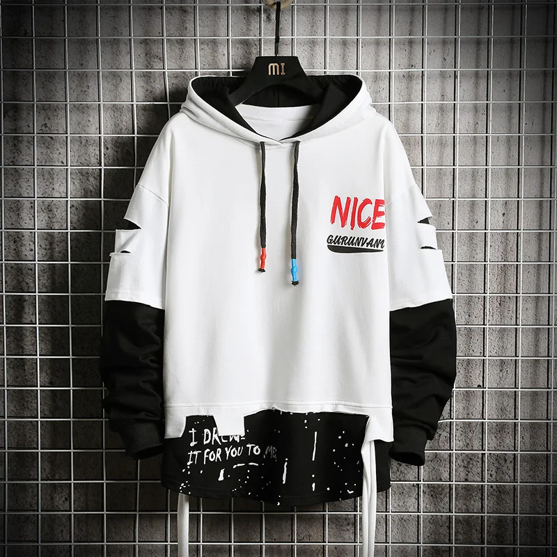 Waliicorners Mens Hoodies White Hoodie Men Sweatshirt hip hop hoodies for men Streetwear Harajuku Hoodie Mens 60 Hc3a314c0083c41e881e581be8fa5351ci