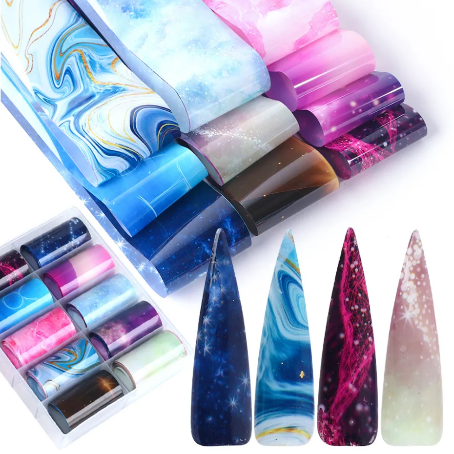 1 Box DIY Tips Slider Papers Decoration Starry Sky Design Foils Set Transfer Sticker Kit Flower Adehesive Paper Wraps Nail Art
1 Box DIY Tips Slider Papers Decoration Starry Sky Design Foils Set Transfer Sticker Kit Flower Adehesive Paper Wraps Nail Art