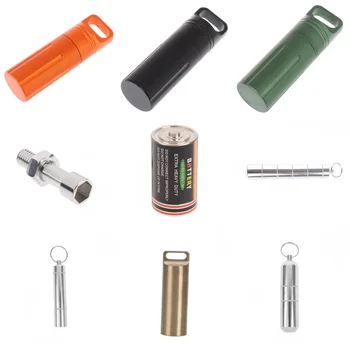 Waterproof Metal Pill Box Case Bottle Cache Drug Holder Container Keychain Medicine Box Health Care
Waterproof Metal Pill Box Case Bottle Cache Drug Holder Container Keychain Medicine Box Health Care