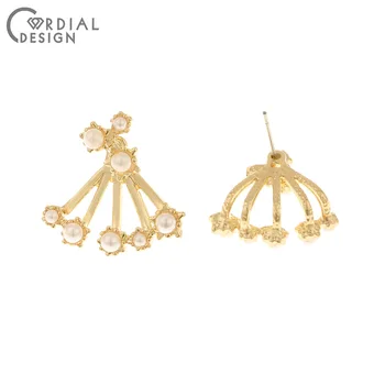 Cordial Design 50Pcs 19*21MM Jewelry Accessories/Earrings Stud/Hand Made/Sector Shape/Imitation Pearl/DIY Parts/Earring Findings
Cordial Design 50Pcs 19*21MM Jewelry Accessories/Earrings Stud/Hand Made/Sector Shape/Imitation Pearl/DIY Parts/Earring Findings