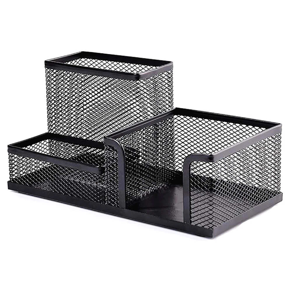 Metal Mesh Desktop Pencil Holder Organizer Office Stationery Storage Case Basket with 3 Compartments Students Supplies
Metal Mesh Desktop Pencil Holder Organizer Office Stationery Storage Case Basket with 3 Compartments Students Supplies