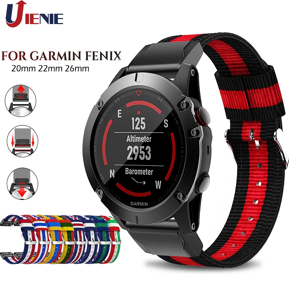 

20/22/26mm Band Strap for Garmin Fenix 6 6s 6x 5 5s 5x Plus D2 S60 S62 Watchband Quick Release Wristband for Forerunner 935 945