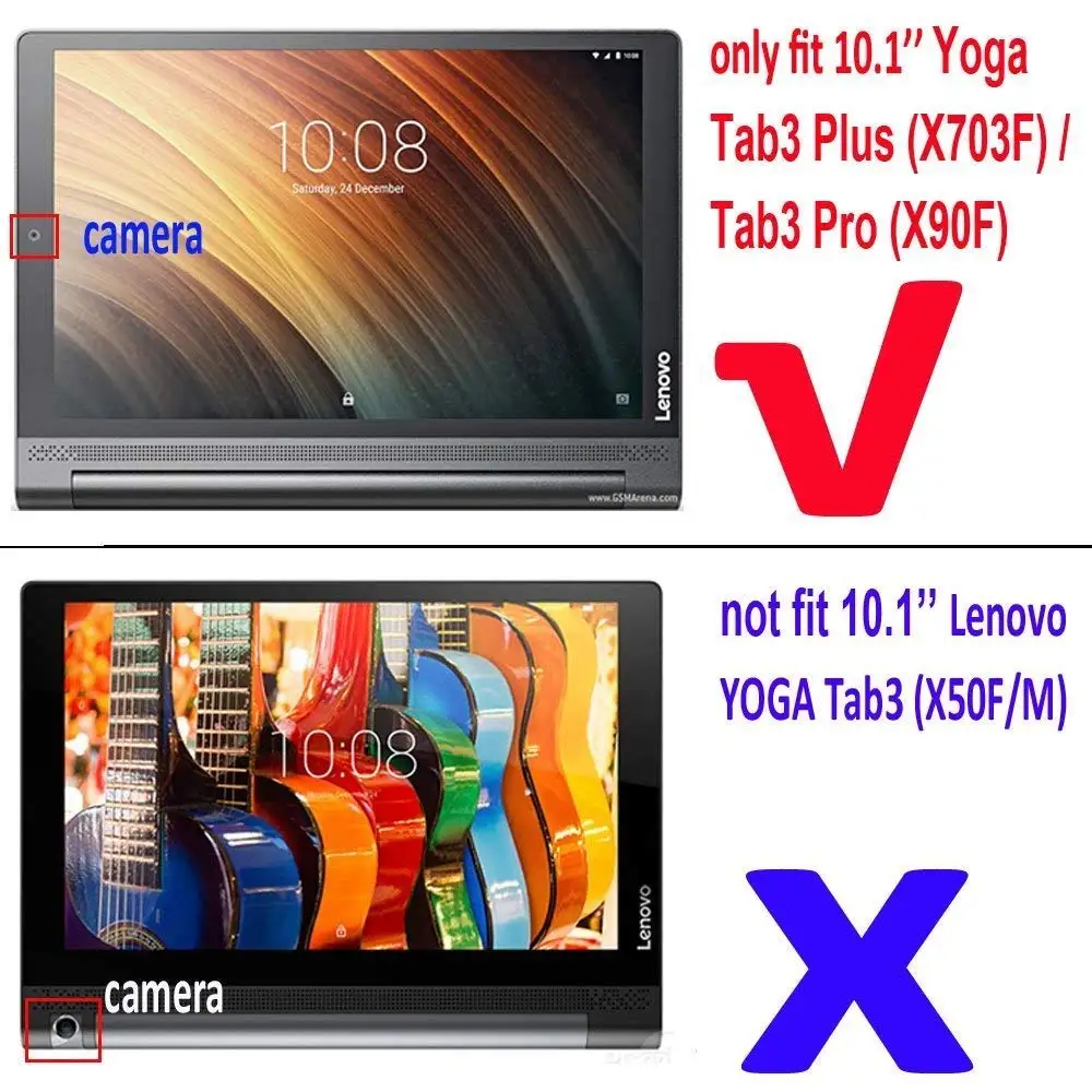 Флип чехол из искусственной кожи для Lenovo Yoga Tab 3 Plus 10 1 YT X703f X703L Tab3 Pro YT3 X90F X90L Tablet Pc funda