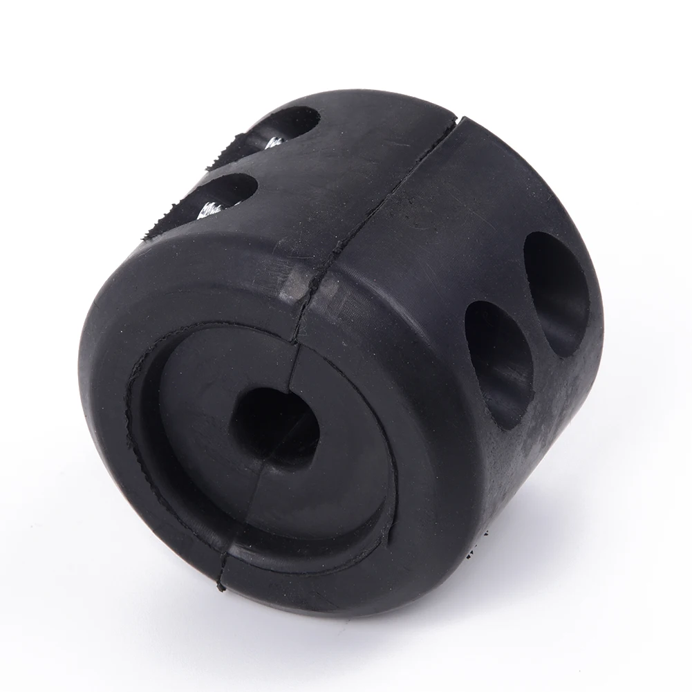 1Set ATV UTV Winch Split Cable Hook Stopper Rubber Cushion Set Black