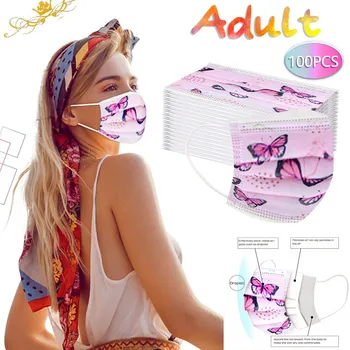 10/20/30/40/50/100 PCS Adult Face Mask Disposable Face Mask Butterfly Printed Dust Proof 3Ply Ear Loop Mouth Cover Maschere
10/20/30/40/50/100 PCS Adult Face Mask Disposable Face Mask Butterfly Printed Dust Proof 3Ply Ear Loop Mouth Cover Maschere