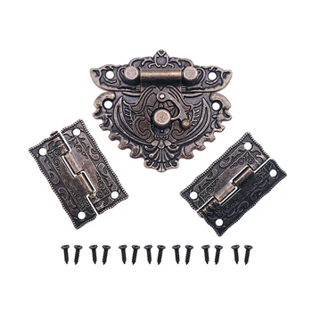 2Pcs Antique Bronze Cabinet Hinges +Jewelry Wooden Box Case Toggle Hasp Latch Furniture Accessories Vintage Hardware
2Pcs Antique Bronze Cabinet Hinges +Jewelry Wooden Box Case Toggle Hasp Latch Furniture Accessories Vintage Hardware