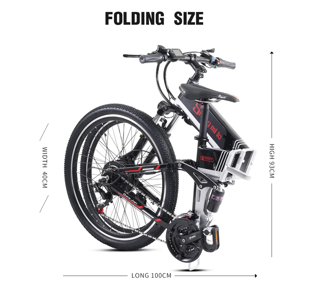 Flash Deal New electric bicycle 48V500W assisted mountain bicycle lithium electric bicycle Moped electric bike  ebike electric bicycle elec 19