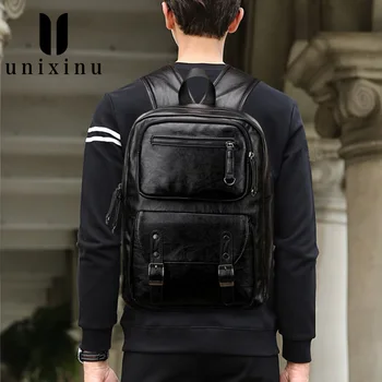 2019 Fashion Waterproof Backpack Men Backpack Leather Bookbags Mens PU School Bags Male Functional Bags Big Capacity Men Bag
2019 Fashion Waterproof Backpack Men Backpack Leather Bookbags Mens PU School Bags Male Functional Bags Big Capacity Men Bag