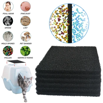 4/6Pcs Portable Pet Cat Litter Box Filter Pad Activated Carbon Deodorizing Filters Carbon Pack Deodorant for kitten
4/6Pcs Portable Pet Cat Litter Box Filter Pad Activated Carbon Deodorizing Filters Carbon Pack Deodorant for kitten