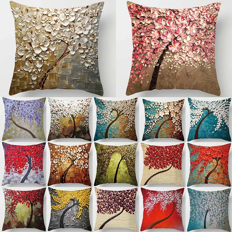 Flower Tree Pattern Decorative Cushions Pillowcase Polyester Cushion Cover Throw Pillow Sofa Decoration Pillowcover 40896
Flower Tree Pattern Decorative Cushions Pillowcase Polyester Cushion Cover Throw Pillow Sofa Decoration Pillowcover 40896
