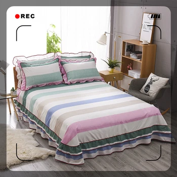 bed sheet wedding bed sheet set soft non slip extra large bed skirt 245x255cm bed sheet bed set without pillow case bed cover 
bed sheet wedding bed sheet set soft non slip extra large bed skirt 245x255cm bed sheet bed set without pillow case bed cover