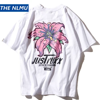 Men"s T Shirt Harajuku Flower Print T-shirt Hip Hop Streetwear Short Sleeve Tees Tops Male Casual Cotton Clothing Floral HH013
Men"s T Shirt Harajuku Flower Print T-shirt Hip Hop Streetwear Short Sleeve Tees Tops Male Casual Cotton Clothing Floral HH013