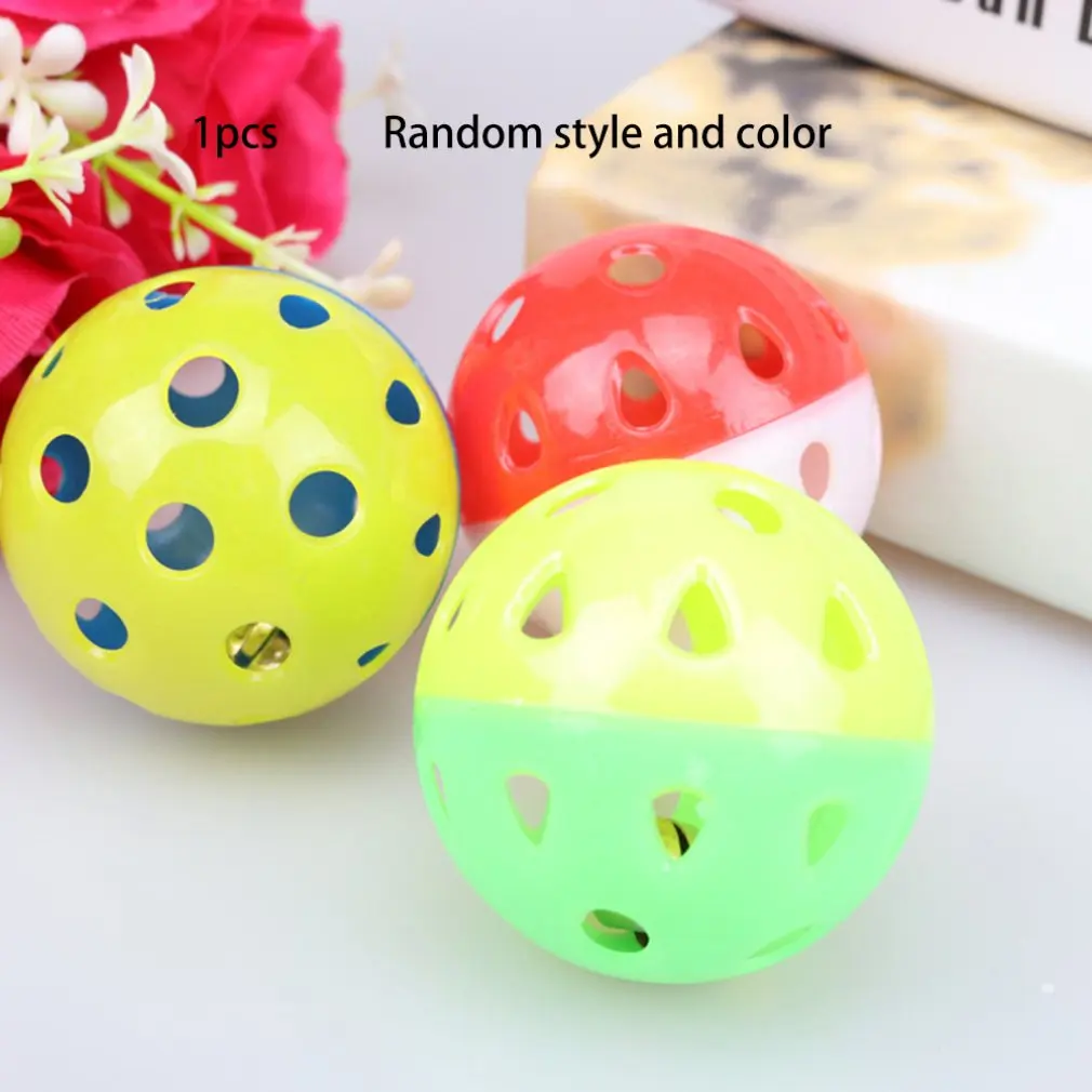 Pet Toy with Bell Ringing Heart Ball Cat Sounding Toy Pet Training Cat Bell Ball Cat Toy Funny Sound Toy