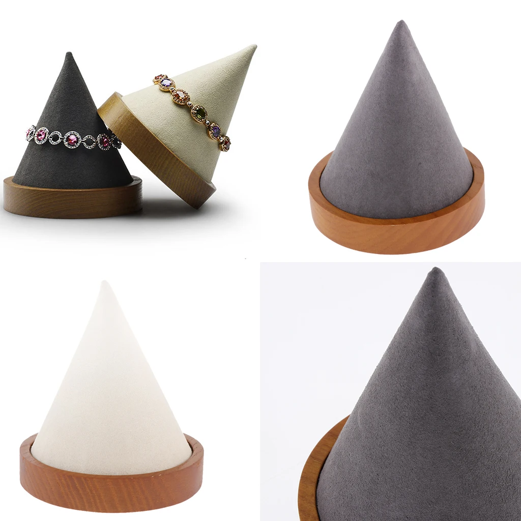 2 Set Cone Shape Bangle Bracelet Watch Holder Exhibit/Trade Shows/Retail Stores Jewelry Display Stand 2 Set Cone Shape Bangle Bracelet Watch Holder Exhibit/Trade Shows/Retail Stores Jewelry Display Stand