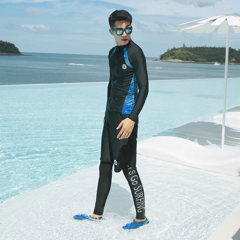 2019 New Style Diving Suit Split Type Long Sleeve Trousers Couples Bathing Suit 
2019 New Style Diving Suit Split Type Long Sleeve Trousers Couples Bathing Suit