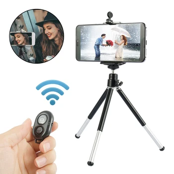 Willkey Lightweight Camera Tripod Phone Stand Holder Portable Desktop Mobile Phone Tripod Bluetooth Remote Camera Phone Tripod
Willkey Lightweight Camera Tripod Phone Stand Holder Portable Desktop Mobile Phone Tripod Bluetooth Remote Camera Phone Tripod