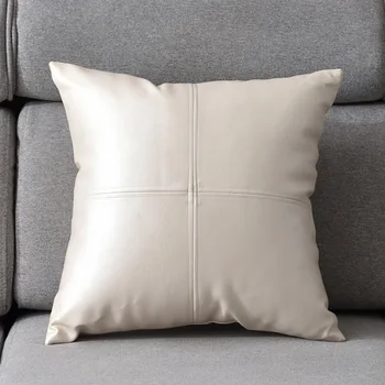 45x45cm PU Soft Leather Pillow Cover With Core Luxury Cushion Decorative Decor Pillowcases Throw Pillows Car For Bed Sofa Cover
45x45cm PU Soft Leather Pillow Cover With Core Luxury Cushion Decorative Decor Pillowcases Throw Pillows Car For Bed Sofa Cover