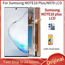 Original AMOLED LCD For SAMSUNG Galaxy Note10 Plus N975F/DS Display With Frame Touch Screen Digitizer Replacement +Service Pack
Original AMOLED LCD For SAMSUNG Galaxy Note10 Plus N975F/DS Display With Frame Touch Screen Digitizer Replacement +Service Pack