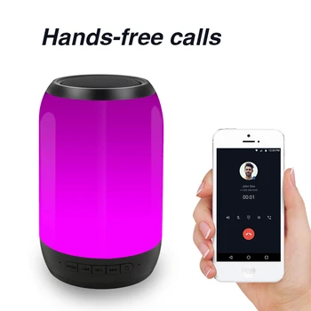 CLAITE Portable Colorful LED Light Wireless bluetooth Speaker HiFi FM Radio TF Card Dual Bass Subwoofer with Mic
CLAITE Portable Colorful LED Light Wireless bluetooth Speaker HiFi FM Radio TF Card Dual Bass Subwoofer with Mic
